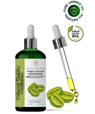 YOUNG SOULS Green Coffee Bean Carrier Oil ( Cold Pressed ) Green Coffee Bean Carrier Oil Cold Pressed 50 ml