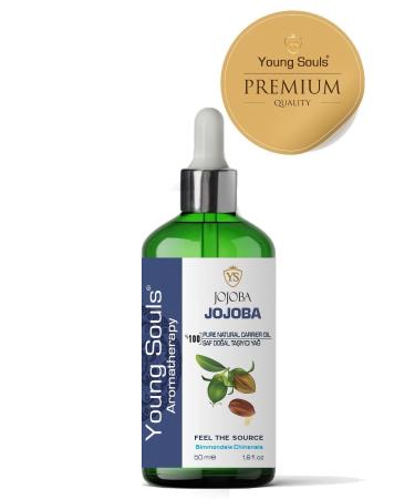 YOUNG SOULS Aromatherapy Jojoba Carrier Oil (Cold Pressed) Jojoba Herbal Carrier Oil (Cold Pressed) 50 ml - Buy Online on GoSupps.com