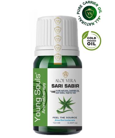 YOUNG SOULS Aloe Vera Carrier Oil (Cold Press) Yellow Patience Herbal Carrier Oil (Cold Press) 10 ml - Buy Online on GoSupps.com
