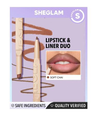 SHEGLAM GLAM 101 LIPSTICK & LINER DUO 2 In 1 Matte Lip Liner and Long Lasting Lipstick Set Makeup - Buy Online on GoSupps.com