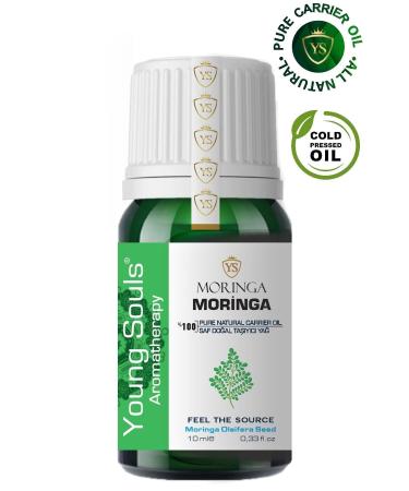 YOUNG SOULS Aromatherapy Moringa Carrier Oil ( Cold Pressed ) Carrier Oil ( Cold Pressed ) 10 ml - Buy Online on GoSupps.com
