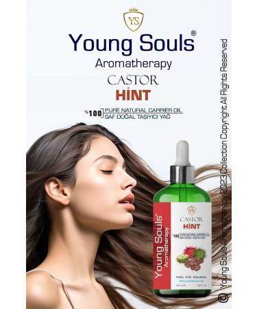 YOUNG SOULS Aromatherapy Castor Carrier Oil ( Cold Pressed ) Indian Herbal Carrier Oil ( Cold Pressed ) 50 ml - Buy Online on GoSupps.com