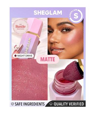 SHEGLAM COLOR BLOOM LIQUID BLUSH Liquid blush with sponge
