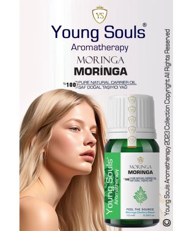 YOUNG SOULS Aromatherapy Moringa Carrier Oil ( Cold Pressed ) Carrier Oil ( Cold Pressed ) 10 ml - Buy Online on GoSupps.com