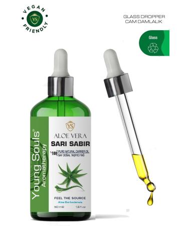 YOUNG SOULS Aloe Vera Carrier Oil (Cold Press) Yellow Patience Herbal Carrier Oil (Cold Press) 50 ml - Buy Online on GoSupps.com