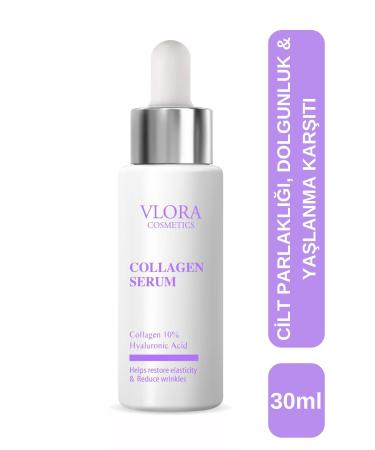 VLORA Anti-Aging Collagen Serum 30 ml (Hyaluronic Acid Niacinamide Vitamin B5)