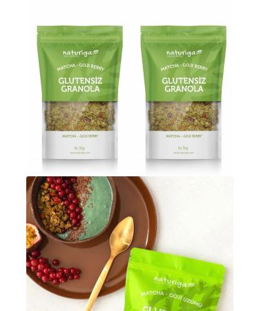 Naturiga Gluten-Free Matcha & Goji Granola 2-Pack Deal