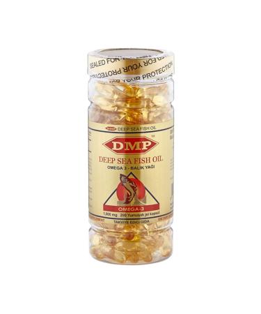 DMP Omega 3 Fish Oil 1000 Mg 200 Softgel - Buy Online on GoSupps.com