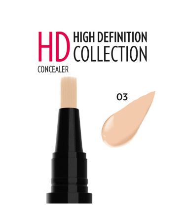Golden Rose Hd Concealer High Definition No: 03 Almond - Hd Concealer - 8691190832735 - Buy Online on GoSupps.com
