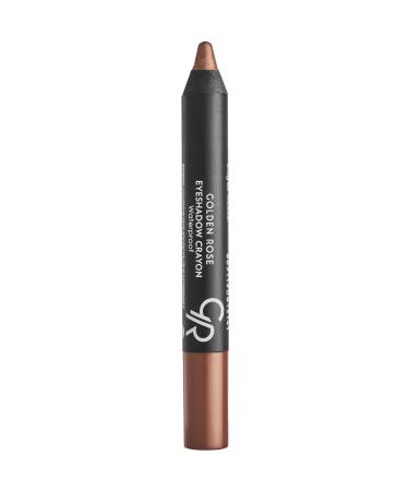 Golden Rose Eyeshadow Crayon Waterproof No: 14 Bronze Brown - Waterproof Pencil Eyeshadow - 8691190815141
