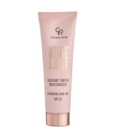 Golden Rose Nude Look Radiant Tinted Moisturiser No: 02 Medium Tint - Tinted Moisturizer Spf 25 - 8691190967147