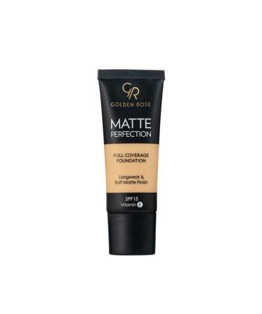 Golden Rose Matte Perfection Full Coverage Foundation No: Warm 4 - Matte Foundation - 8691190509477