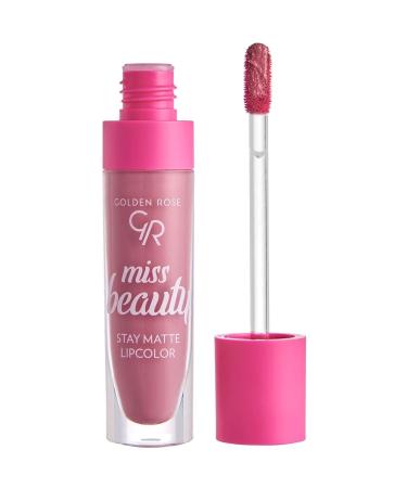 Golden Rose Miss Beauty Stay Matte Lipcolor No:03 Rosewood - Liquid Matte Lipstick - 8691190441791 - Buy Online on GoSupps.com