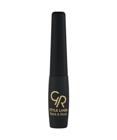 Golden Rose Style Liner Metallic Eyeliner No: 14 Black - Metallic Eyeliner - 8691190170141
