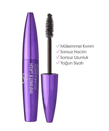 Golden Rose Infinity Lash Volume & Length Mascara - Black - Curling Mascara - 8691190069261
