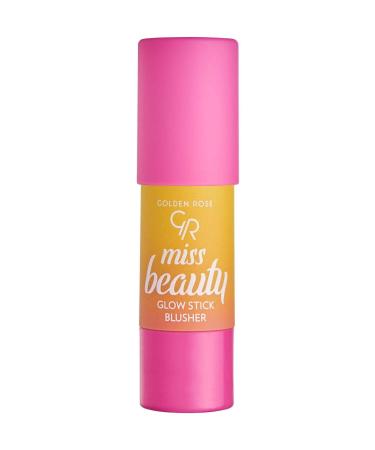 Golden Rose Miss Beauty Glow Stick Blusher No: 01 Peach Flash - Stick Blusher - 8691190441913 - Buy Online on GoSupps.com