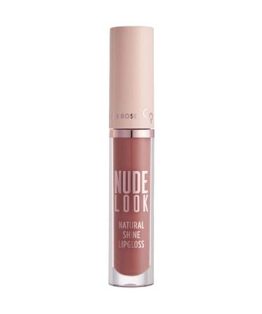 Golden Rose Nude Look Natural Shine Lipgloss No:04 Peachy Nude - Lip Gloss - 8691190967437