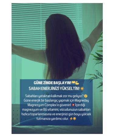 Magneday Magnesium Complex 120 Capsules*3 Pieces - bisiglinate I Taurate I Malate I Citrate I Vitamin B6 - Buy Online on GoSupps.com