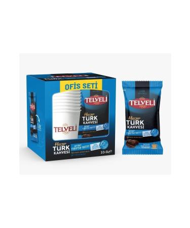 ALGO READY TURKISH COFFEE WITH GROUND (LITTLE SUGAR) 9 gr 6 BOXES * 10 PIECES 60 PIECES ONE DRINKING CUPS - Buy Online on GoSupps.com