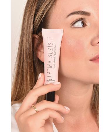 Fatma SEZ L Foundation - Light | Spf 30 | | Hyaluronic Acid & Vitamin E Moisturizing Effect - 30 ml - Buy Online on GoSupps.com