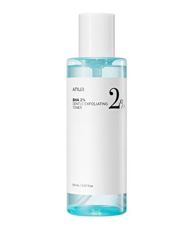 ANUA Bha 2% Gentle Exfoliating Toner Anti-Blackhead Ceramide Toner 150ml
