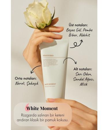 Moremo Perfumed Hand Cream White Moment (KORENDY) Flower Scented Softening Hand Cream 50ml - Buy Online on GoSupps.com
