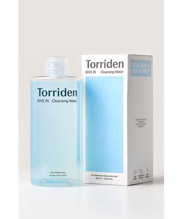Torriden D ve- n Low Molecular Hyaluronic Acid Cleansing Water (KORENDY) Make-up Sun Cream Cleanser 400ml