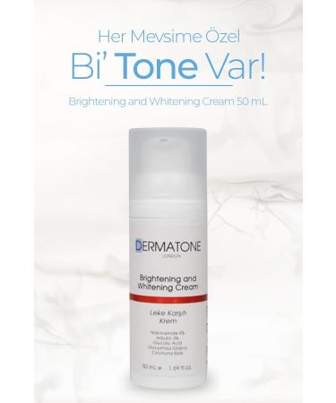 DERMATONE Brightening And Whitening Cream | Skin Whitening And Anti-Stain Cream | Niacinamide%4 Arbutin%3