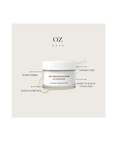 Oz Comfort Skin Whitening Cream - Face Underarm Genital Area Joint Areas Anti-Darkening - Spot Lightener 50ml - Buy Online on GoSupps.com