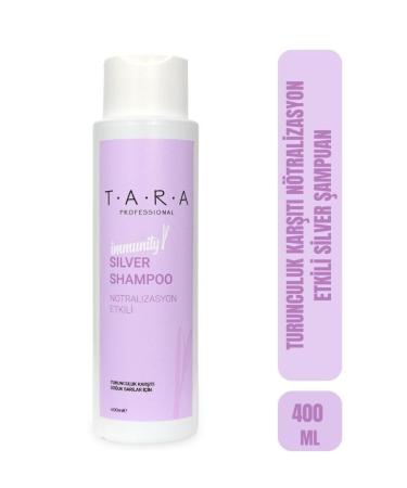 TARA professional Silver Shampoo with Neutralization Effect Against Orangeness and Darkness