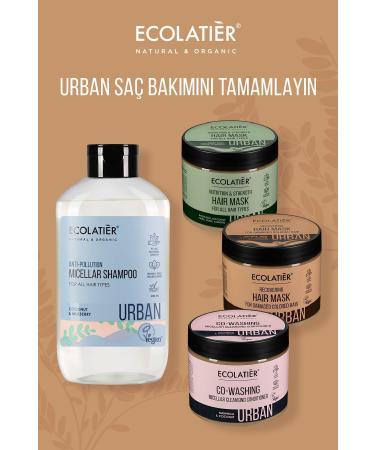 ECOLATIER Moisturizing Hair Mask Repairing Strengthening Care Mask for Damaged and Dyed Hair 380ml - Buy Online on GoSupps.com