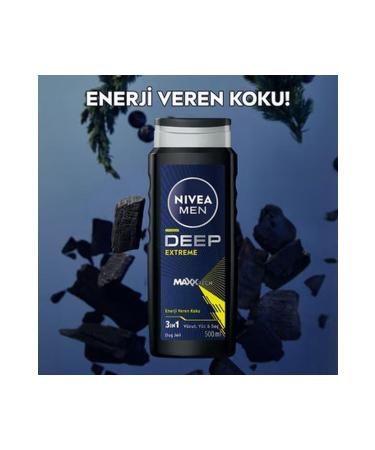 NIVEA Men Shower Gel Deep Extreme 500 ml