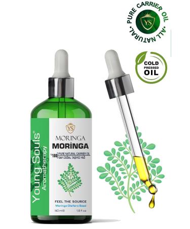 YOUNG SOULS Aromatherapy Moringa Carrier Oil ( Cold Pressed ) Carrier Oil ( Cold Pressed ) 50 ml