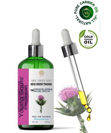 YOUNG SOULS Milk Thistle Carrier Oil ( Cold Pressed ) Milk Thistle Herbal Carrier Oil ( Cold Pressed ) 50 ml