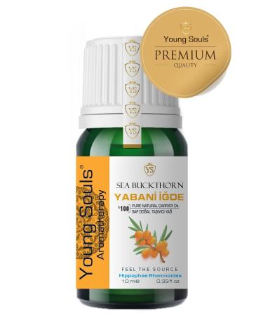 YOUNG SOULS Aromatherapy Sea Buckthorn Carrier Oil Wild Buckthorn Carrier Oil 10 ml - Buy Online on GoSupps.com