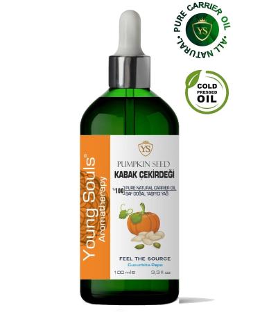 YOUNG SOULS Pumpkin Seed Carrier Oil ( Cold Pressed ) 100 Ml - Buy Online on GoSupps.com