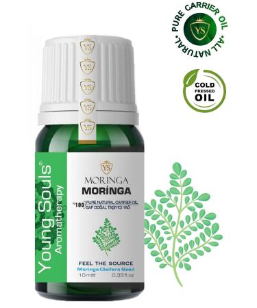 YOUNG SOULS Aromatherapy Moringa Carrier Oil ( Cold Pressed ) Carrier Oil ( Cold Pressed ) 10 ml
