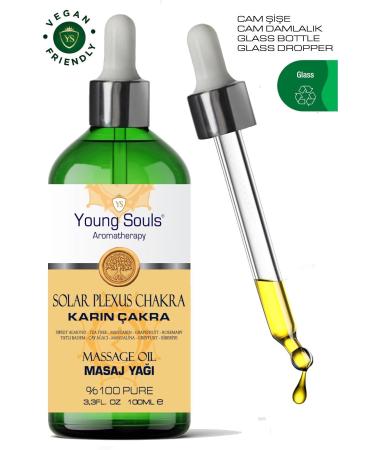 YOUNG SOULS Aromatherapy Solar Plexus Chakra Serum Oil Abdominal Chakra Serum Oil 100 ml - Buy Online on GoSupps.com