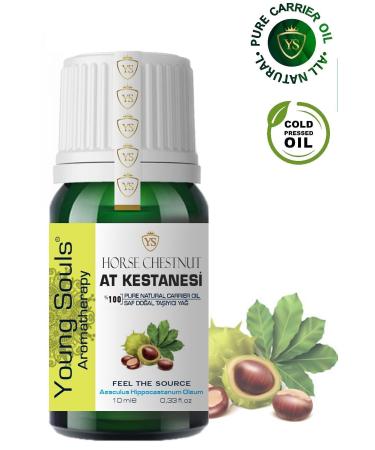 YOUNG SOULS Horse Chestnut Carrier Oil ( Cold Pressed ) Horse Chestnut Herbal Carrier Oil ( Cold Pressed ) 10 ml