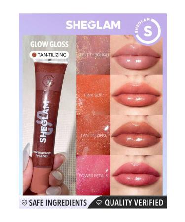 SHEGLAM Power Bouquet Lip Gloss Tinted Moisturizing Plumping Vegan Moisturizing Tint