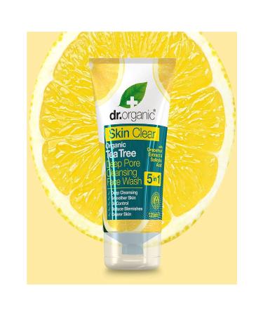 Dr. Organic Deep Pore Cleansing Pore Cleanser Organic Facial Cleansing Gel 125ml - Buy Online on GoSupps.com