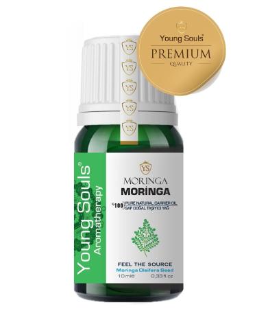 YOUNG SOULS Aromatherapy Moringa Carrier Oil ( Cold Pressed ) Carrier Oil ( Cold Pressed ) 10 ml - Buy Online on GoSupps.com