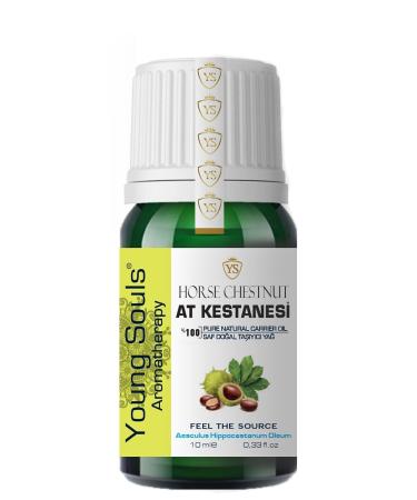 YOUNG SOULS Horse Chestnut Carrier Oil ( Cold Pressed ) Horse Chestnut Herbal Carrier Oil ( Cold Pressed ) 10 ml - Buy Online on GoSupps.com
