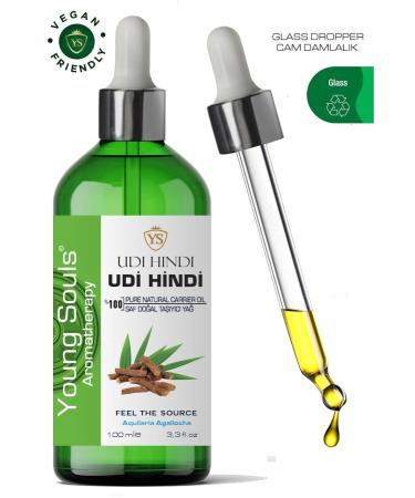 YOUNG SOULS Aromatherapy Moringa Carrier Oil ( Cold Pressed ) Carrier Oil ( Cold Pressed ) 100 ml - Buy Online on GoSupps.com