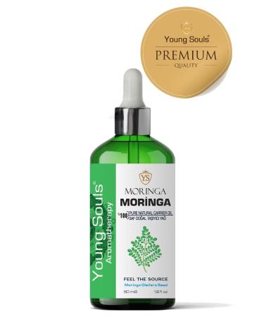 YOUNG SOULS Aromatherapy Moringa Carrier Oil ( Cold Pressed ) Carrier Oil ( Cold Pressed ) 50 ml - Buy Online on GoSupps.com