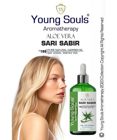 YOUNG SOULS Aloe Vera Carrier Oil (Cold Press) Yellow Patience Herbal Carrier Oil (Cold Press) 50 ml - Buy Online on GoSupps.com