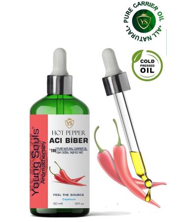 YOUNG SOULS Hot Pepper Carrier Oil ( Cold Pressed ) Hot Pepper Herbal Carrier Oil ( Cold Pressed ) 50 ml