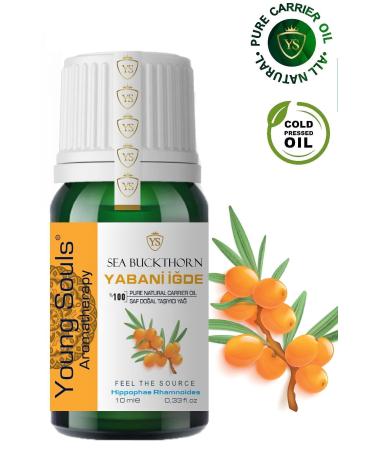 YOUNG SOULS Aromatherapy Sea Buckthorn Carrier Oil Wild Buckthorn Carrier Oil 10 ml