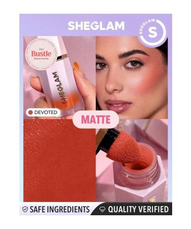 SHEGLAM Color Bloom Liquid Blush Makeup For Cheeks Matte Finish-Rose Ritual