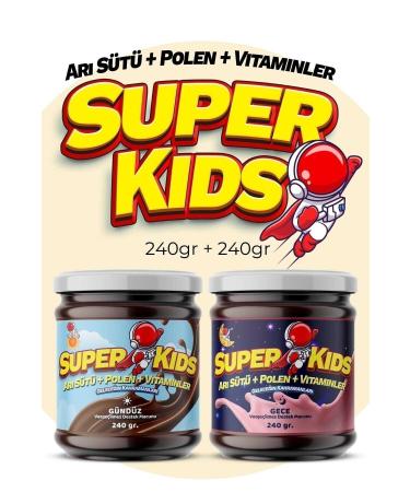 SuperKids Day (COCOA) and Night (STRAWBERRY) Support Paste for Children 240 240 gr
